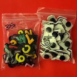 ALAPHBET AND NUMBER CROC SET